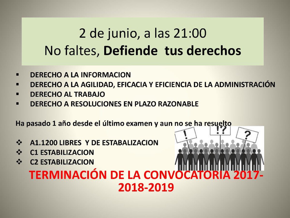 Nene_Dominguez's tweet photo. Aprobar una oposición requiere de años de estudio, esfuerzo y sacrificio; empezar a trabajar no debería exigir nuevos años de sacrificio y paciencia, y eso es justo lo que está pasando en Andalucía. Andan canteados, y con razón. #funcionarioenparo @JuanMa_Moreno @eliasbendodo https://t.co/Sm4HLjeRrX