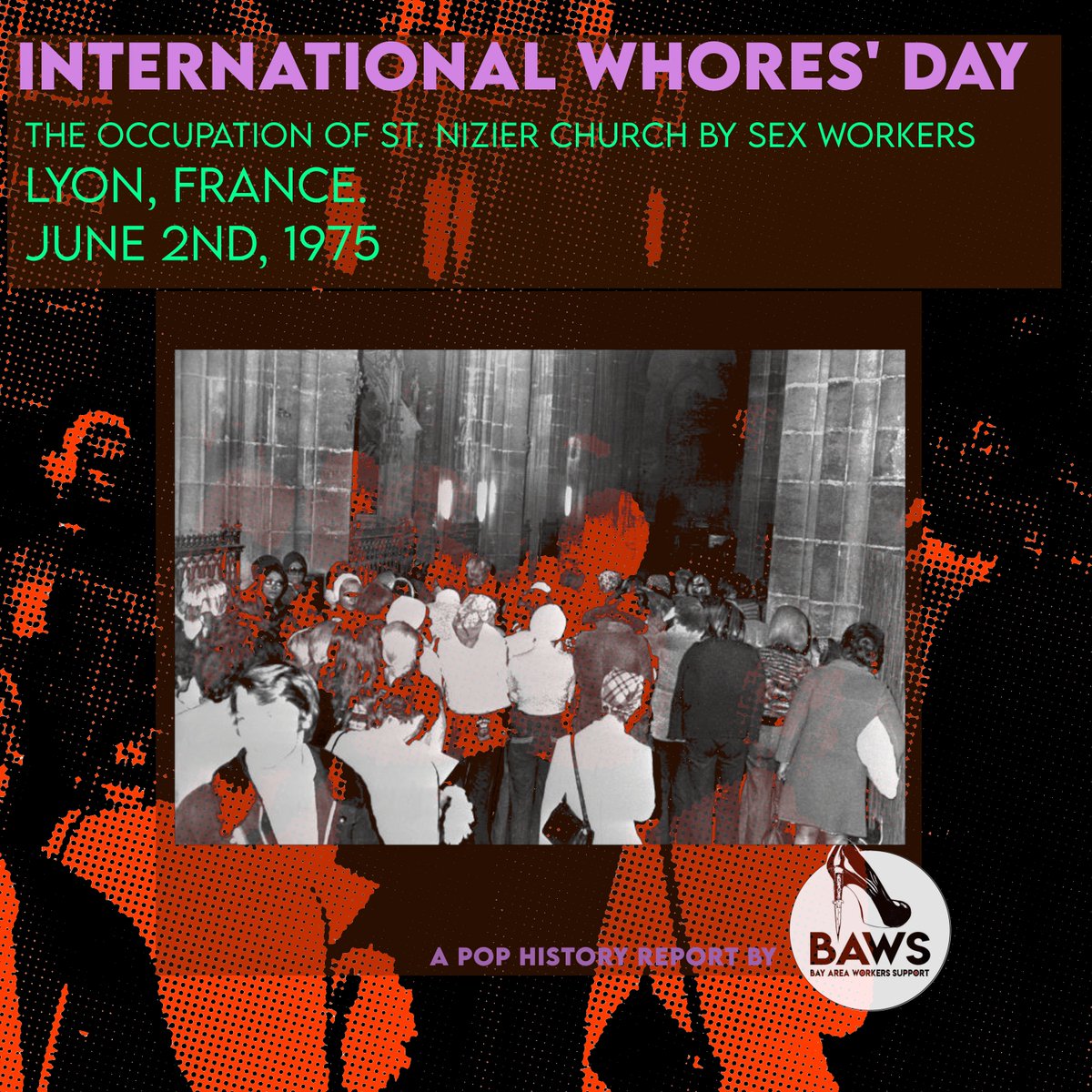 #InternationalSexWorkersDay
#InternationalSexWorkersRightsDay
#InternationalWhoresDay
#IWD2022

However you call it, it's a celebration of the action and the voices of SWers in Lyon and around the world as we continue to demand the rights and dignity we are owed.
