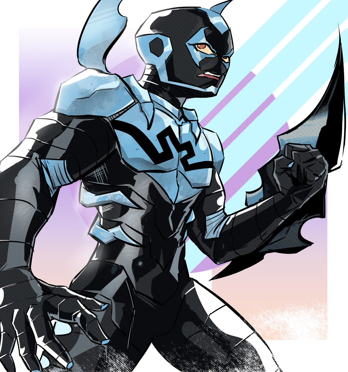 marshallarts100's tweet photo. 🔷 #bluebeetle https://t.co/LnuaTBDOC8