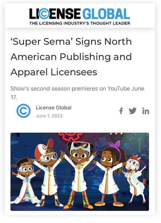 Season 2 of Super Sema is coming to YouTube Kids on June 17!! Get ready 🎉🥳

We're also excited to share that along with toys, we're working with <a href="/PenguinBooks/">Penguin Books</a> <a href="/bendoninc/">Bendon</a> &amp; Bentex for Super Sema books and apparel. Are you ready? 🙌🏾bit.ly/3tc2U9e #SuperSema #June17