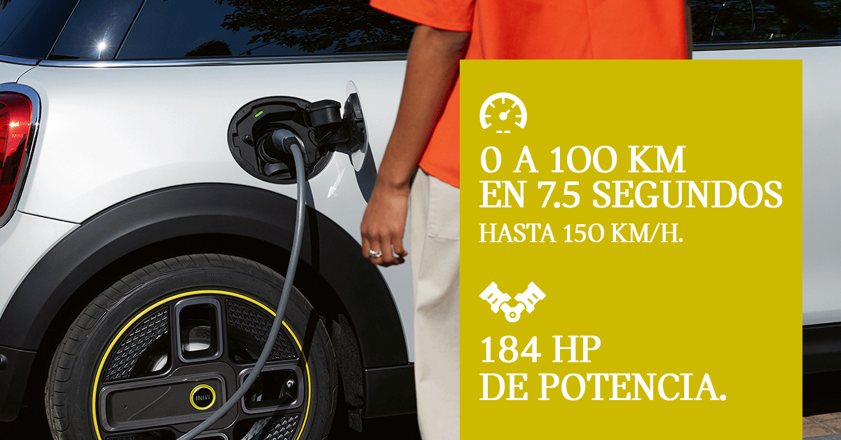 MINImexico's tweet image. Descubre la nueva potencia intensificada del MINI 100% Eléctrico ⚡️​ Spoiler: Es amable con el ambiente.​

#GoKartFeeling al siguiente nivel: bit.ly/3eAlnVW