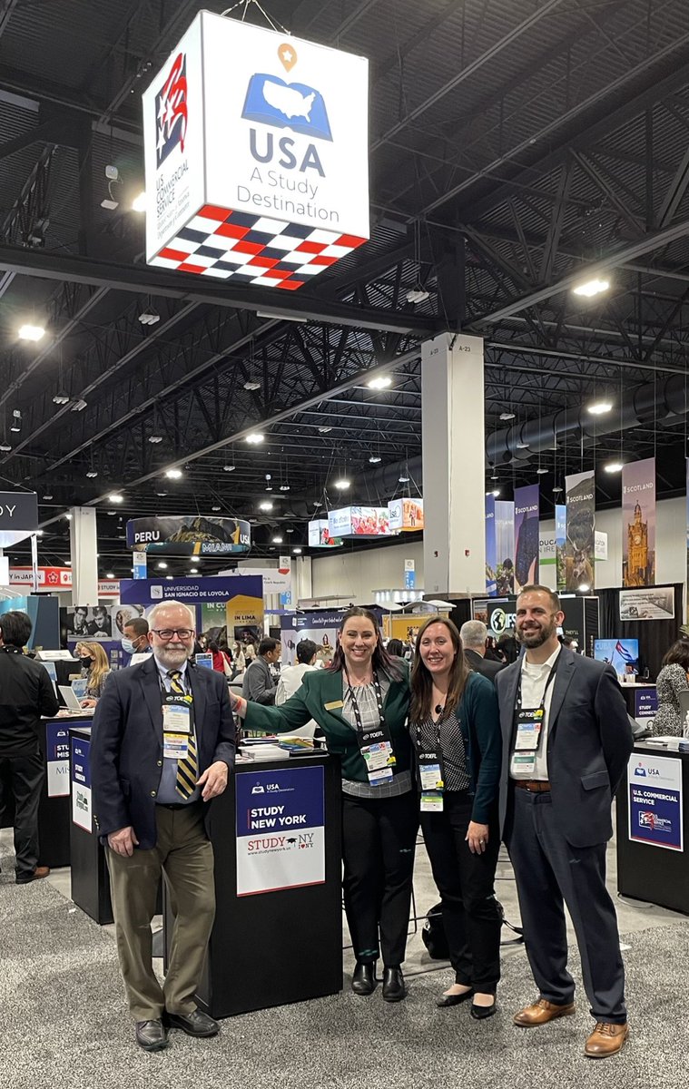 studynewyork's tweet photo. We are here in Denver at #NAFSA2022 , so stop by the USA: A Study Destination booth (P1400) and learn about great opportunities to study at our member campuses in New York.
#NAFSA22 https://t.co/4xfXevXEim