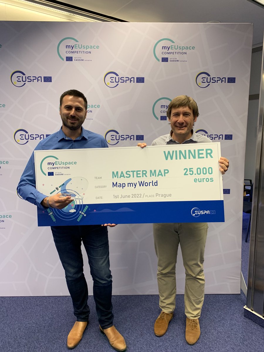 m_voisinratelle's tweet image. 🇪🇺 #MyEUSpace : +200 ideas submitted | 43 selected | 11 winner🏆 3 🇫🇷 awarded 👍 #MasterMap a solution of road status #SaNGENE an integrated GNSS-based radar for detection of obstacles #EO4ART an application for artistic products ⁦⁦⁦@France_CZ⁩ ⁦⁦@EU4Space⁩