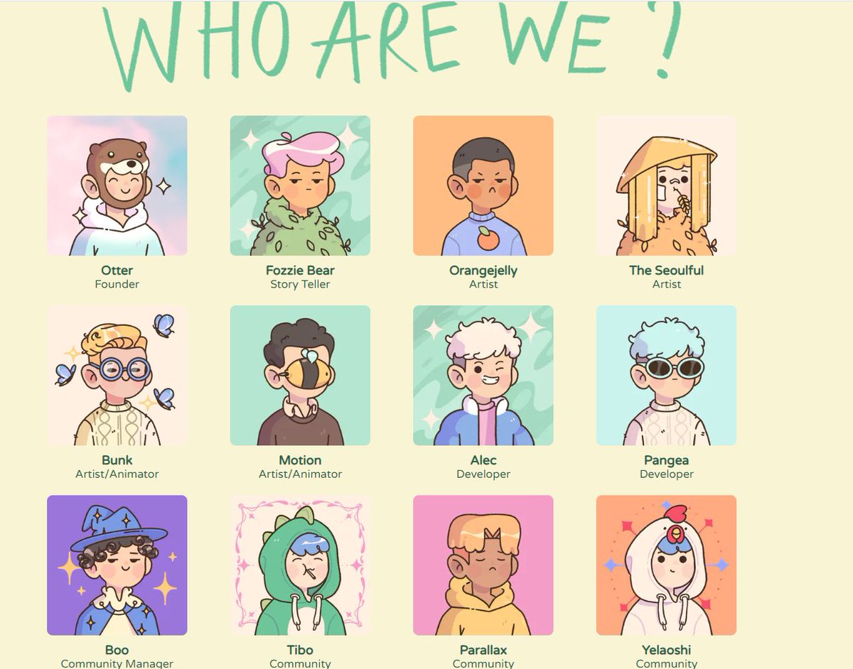 Thank you <a href="/otter_eth/">otter 🦦</a> , <a href="/ParallaxETH/">PRLX</a>, <a href="/tibo_nft/">Tibo 🍃</a> , <a href="/yelaoshiETH/">Yet</a>, <a href="/pangeacake/">a</a>, @codethsmithy, <a href="/0xAlec/">alec</a>, <a href="/boosmho/">boo</a>, @bunkmotion, <a href="/motionscorp/">motion</a>, <a href="/the_seoulful/">the.seoulful</a>, @Orange_jelllies and <a href="/otter_eth/">otter 🦦</a> for the endless hard work, creativity, and most importantly, the happiness Boki has brought me