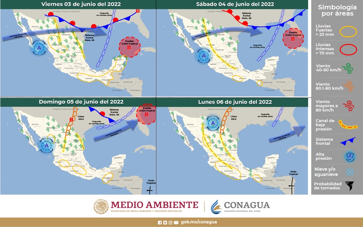 CONAGUA Clima tweet media