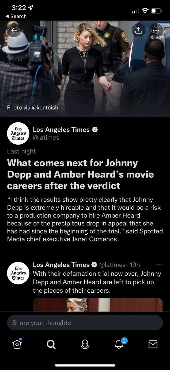Janet Comenos (@janetcomenos) on Twitter photo Thanks to the <a href="/latimes/">Los Angeles Times</a> for illustrating (with Spotted’s data) what the future holds for Johnny Depp and Amber Heard Thanks to the <a href="/latimes/">Los Angeles Times</a> for illustrating (with Spotted’s data) what the future holds for Johnny Depp and Amber Heard