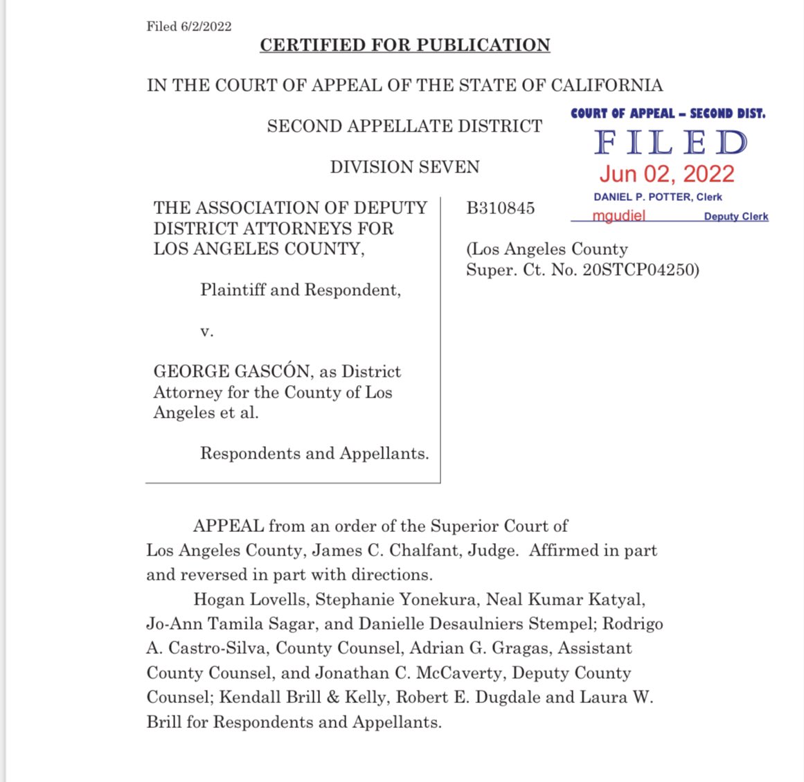 The ADDA is grateful to the tireless work and effort of our legal team who advocated and won this important decision. Eric George, Tom O’Brien, @ChrisLandauUSA, and David Carroll ensured one of our fundamental pillars, the rule of law.