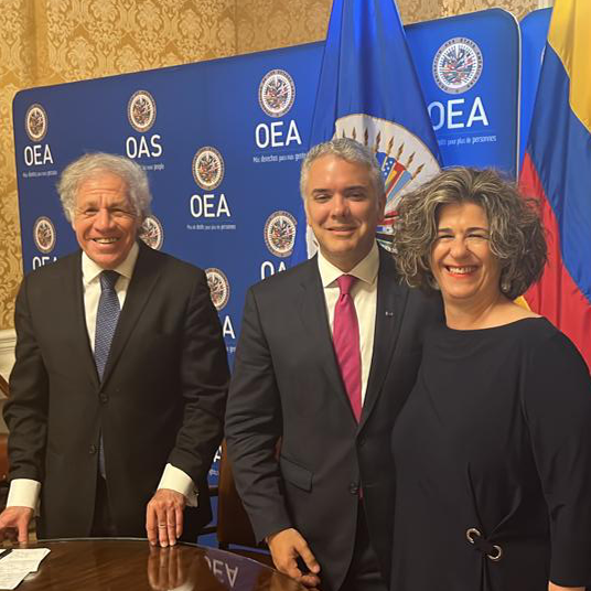 We applaud Colombian President <a href="/IvanDuque/">Iván Duque 🇨🇴</a> for adopting <a href="/TheIHRA/">IHRA</a> Working Definition of Antisemitism and <a href="/Almagro_OEA2015/">Luis Almagro</a> for promoting its adoption and implementation in the region. 🇨🇴

The definition is a critical tool in the global effort to combat anti-Jewish hate in all forms.