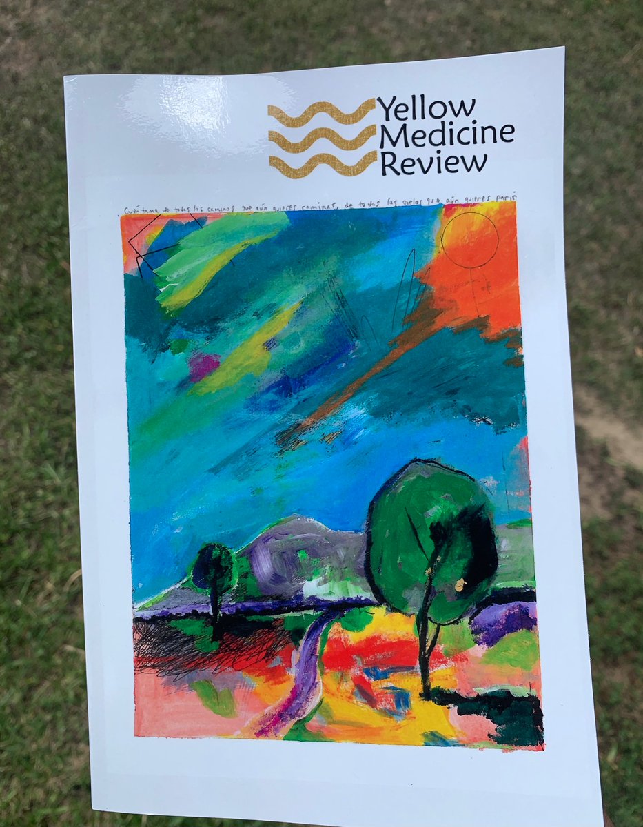 OctQuintanilla's tweet photo. FRONTEXTO 315 FROM “LOS DÍAS OSCUROS” SERIES MADE THE COVER OF THE SPRING 2022 ISSUE OF THE YELLOW MEDICINE REVIEW! THANKS TO GUEST EDITORS, MAIAH MERINO & ARIANNE TRUE.
#frontexto #frontextos #visualpoetry https://t.co/Nw28oDCpy8