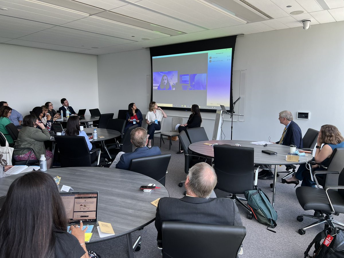 KCDigitalDrive's tweet photo. Digging into the Model Data Governance Policy with @UMKCLawβs Tony Luppino and lots of good friends @jigyasabythebay @DKLinn @KansasCityEric @KateMGarman @ParkvilleBob @jensanders212 and more! #MetroLab2022 https://t.co/TPlmXE6aRw