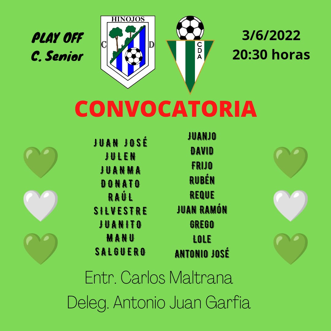 alosno_cd's tweet photo. Último partido

Última final

Estos son los convocados para la gran final de mañana

Vamos Los Verdes💚🤍💚

El último aliento 💪💪💪💪💪 https://t.co/xJFzthGyK4
