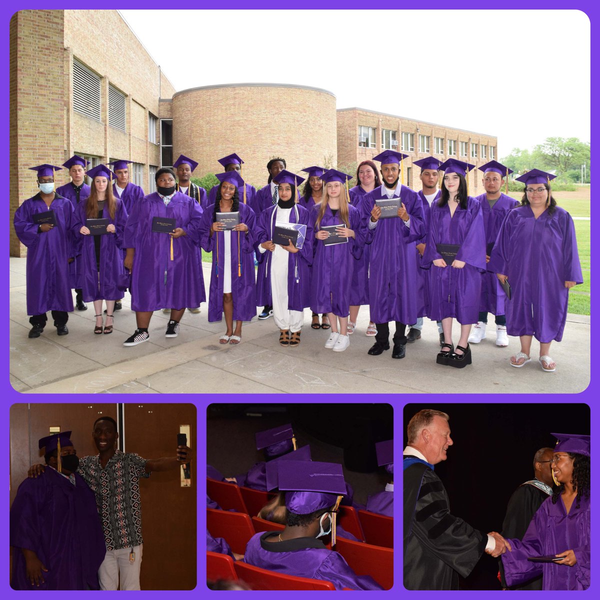 FWCommSchools's tweet image. Congratulations to the first students to graduate from the Fort Wayne Virtual Academy! These students were the first FWCS Class of 2022 to graduate this week. Watch for more pictures from other schools to come! #classof22 #sparkinginnovation