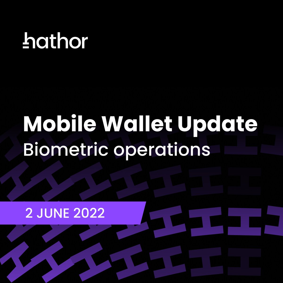 We have just released an update to our Mobile Wallet in App Store and Google Play.

This update prepares the wallet for the upcoming release of multisig support in our wallets.

Read on for more details ↓

#BlockchainMadeEasy $HTR