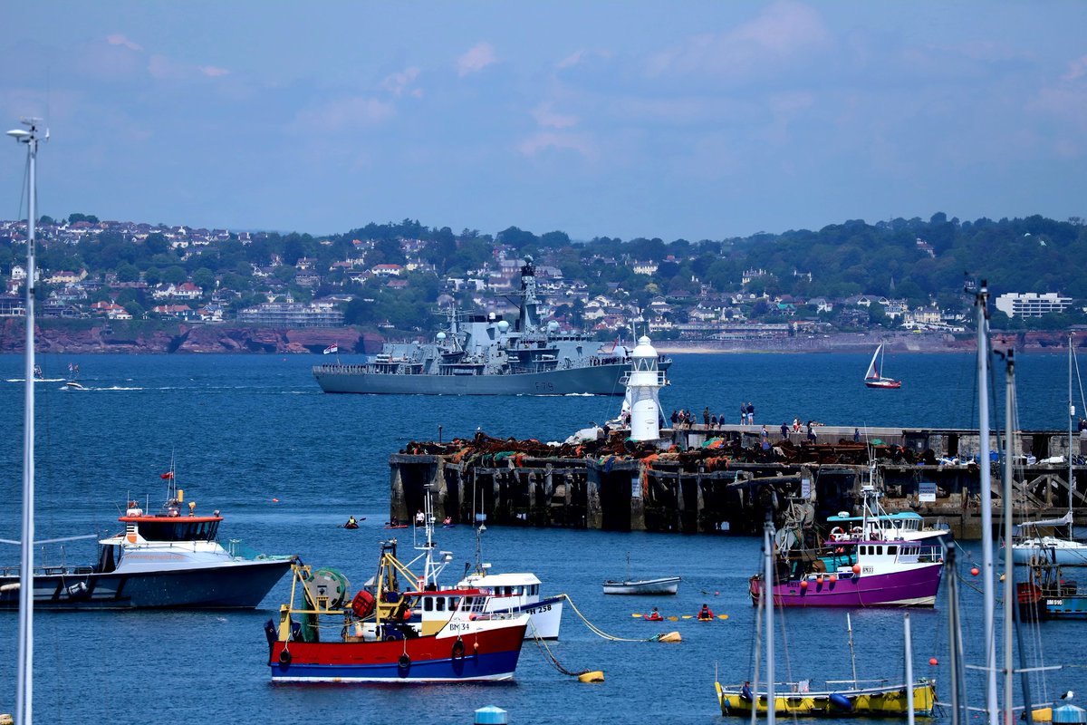 walkersteve's tweet photo. .@HMSPortland visiting #Torbay today for #Jubilee celebrations https://t.co/VcEcXIPtIS