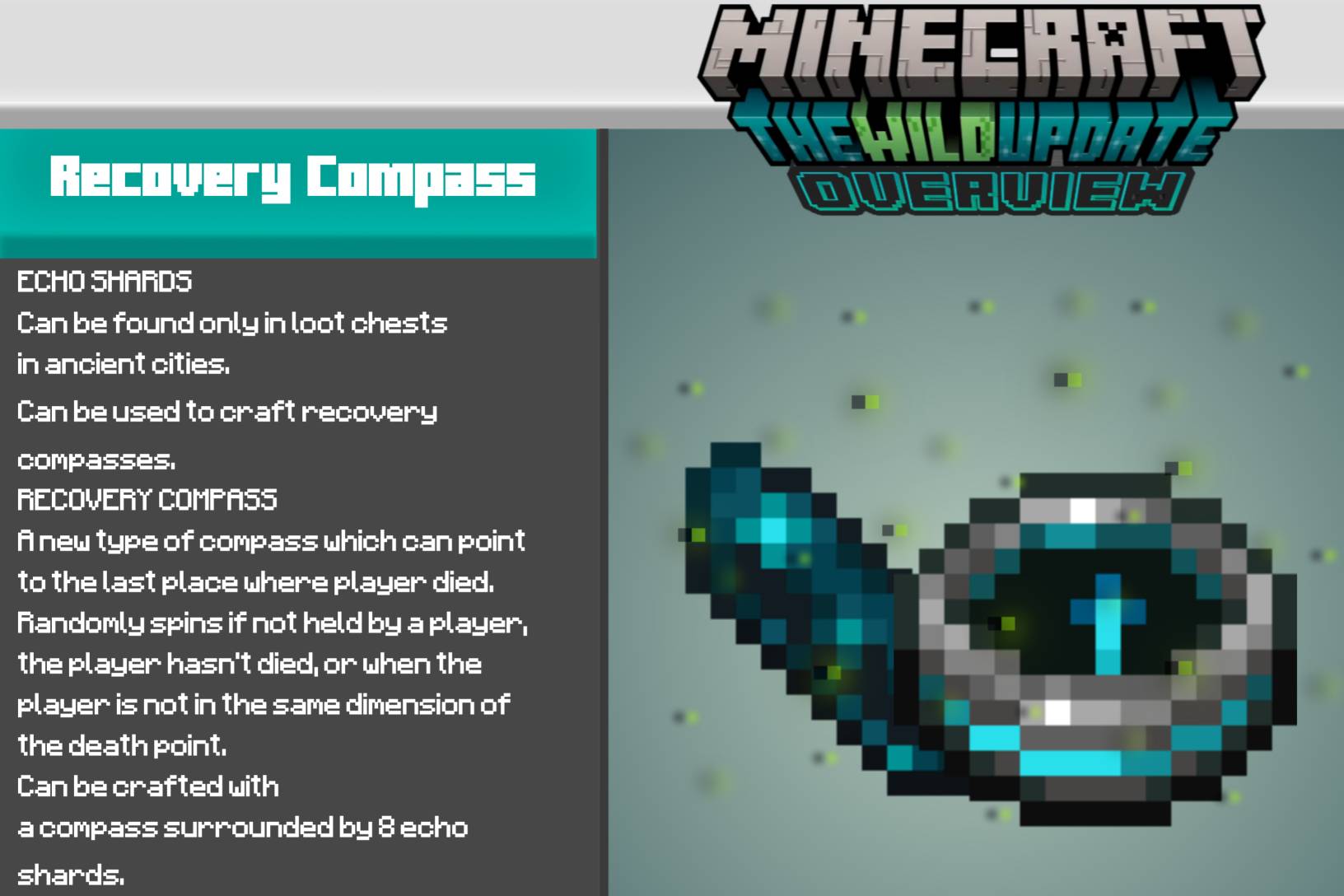 What Does a Recovery Compass Do in 'Minecraft'?