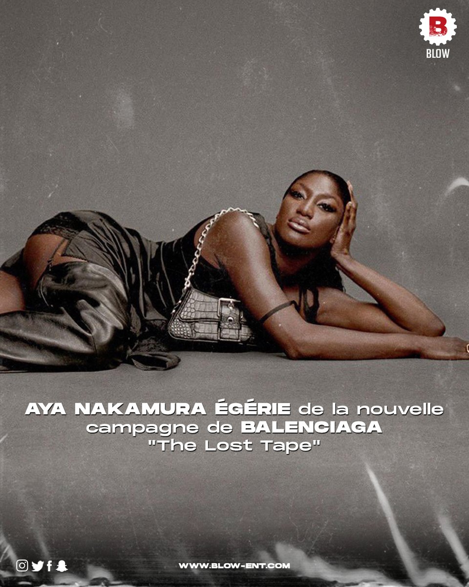 Suite à sa dernière collaboration en mars dernier, #Balenciaga a choisi la #AyaNakamura pour faire partie de sa nouvelle campagne.
Photo : @nadialeelee .​​​​​​​​
Plus d'infos sur le sujet en Bio 🖥______________________________________________________..​​�