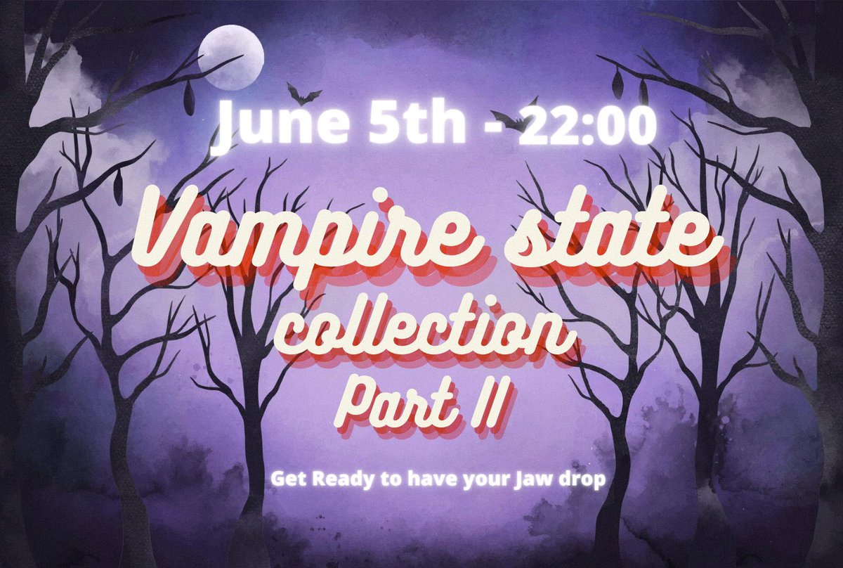 Keep in touch! We will unveil the second part of our collection on June 5th at 22:00 🤍

#NFTCommunity #NFTCollection #NFTProject