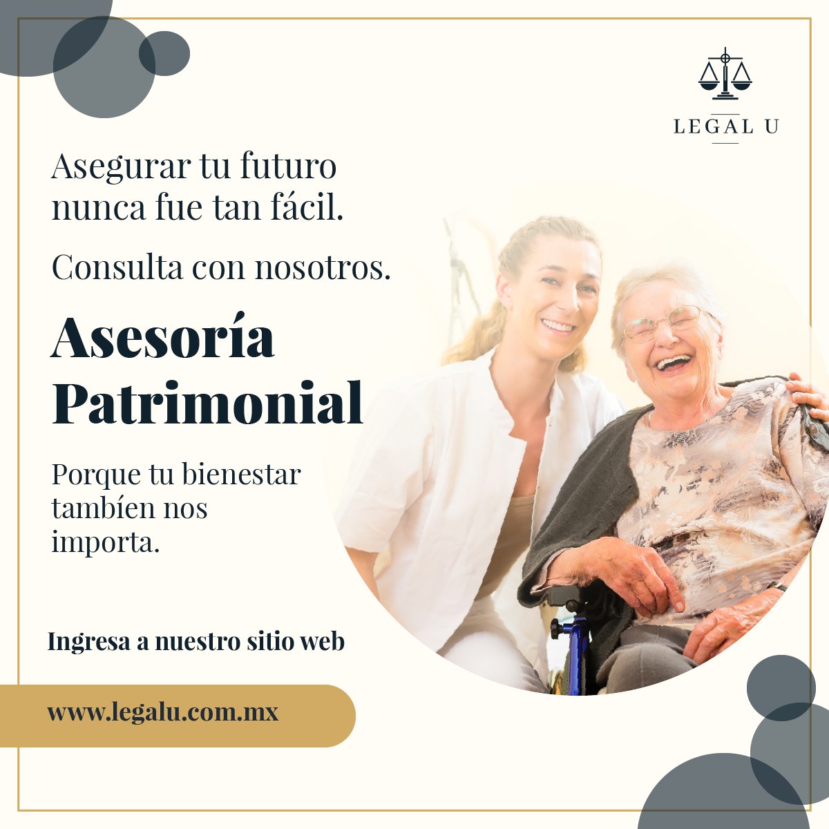 LegalU_'s tweet photo. Nos gusta cuidar de ti. 🤝

✅ Con el mejor asesoramiento podrás asegurar tu patrimonio. 

🔍 ¿Quieres saber cómo?
Mándanos inbox o visita nuestro sitio web. 📱

 #patrimonio  #bienestar  #seguridad  #asesorialegal  #legalu https://t.co/xPhLy3wKTF