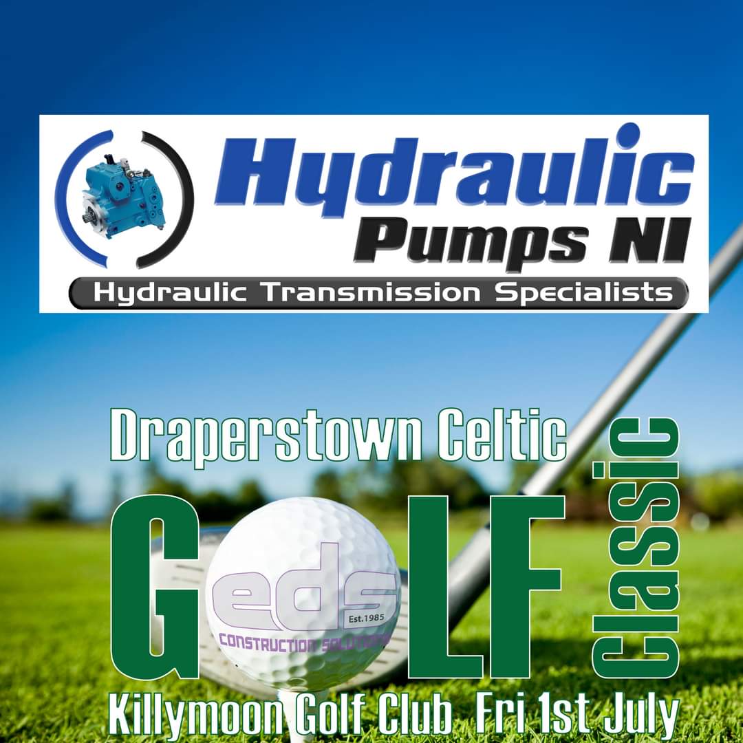 Draperstown Celtic on Twitter "Our thanks to Hydraulic Pumps NI who have kindly sponsored a tee