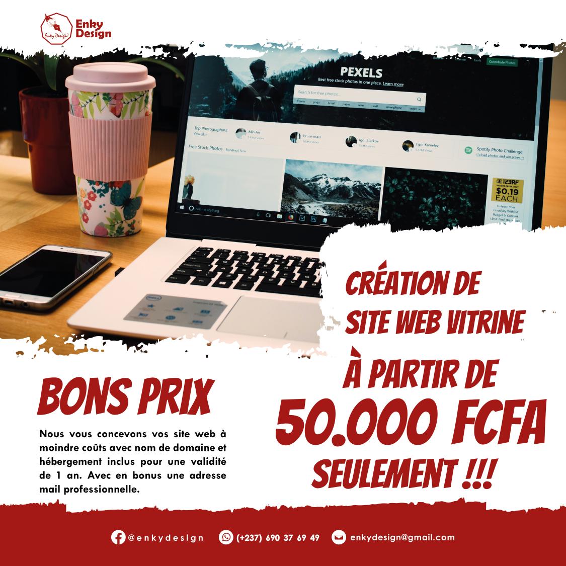 Chez <a href="/enkydesign/">Enky Design</a> trouvez ce qu'il vous faut au prix de tous. 😊
<a href="/YannickEyinga/">Eyinga Ngah-Koa Yannick</a>