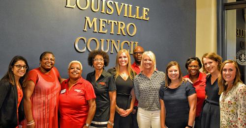LouMetroRCS's tweet photo. Congrats to participants of @AgeFriendlyLou for receiving NATIONAL recognition in @AARP's "Livable Communities."
@AgeFriendlyLou's Strategic Five Year Report is now featured as a best practice for other hopeful age-friendly cities across the nation. 
https://t.co/mI6OaHakuW https://t.co/LWb0hNSo0d