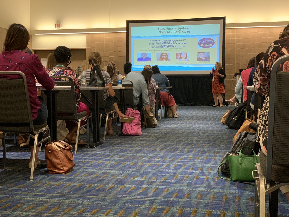 I enjoyed co-presenting at Louisiana Teacher Leader Summit about our new teacher virtual mentoring program, Pass It On. I also participated in amazing mentor teacher sessions and Guidebook sessions! #LATeacherLeaders   #LaPublicInterestFellowship #Passiton