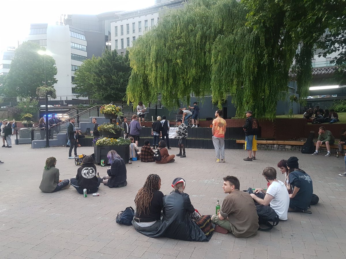 Free gig at the Bearpit right now. Come down.