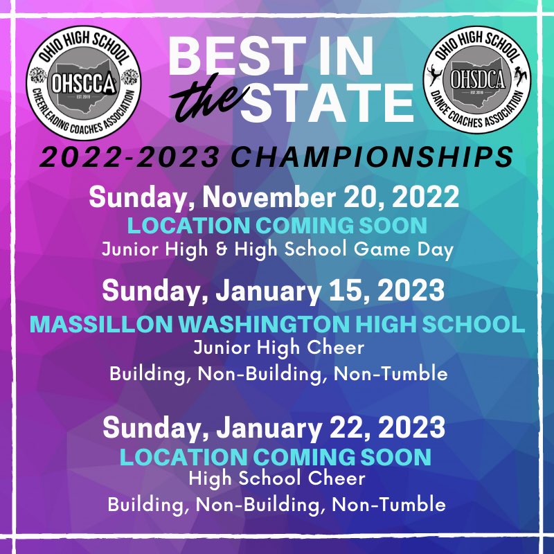 OHSCCA's tweet photo. Save the date! https://t.co/IiCO7r4RZz