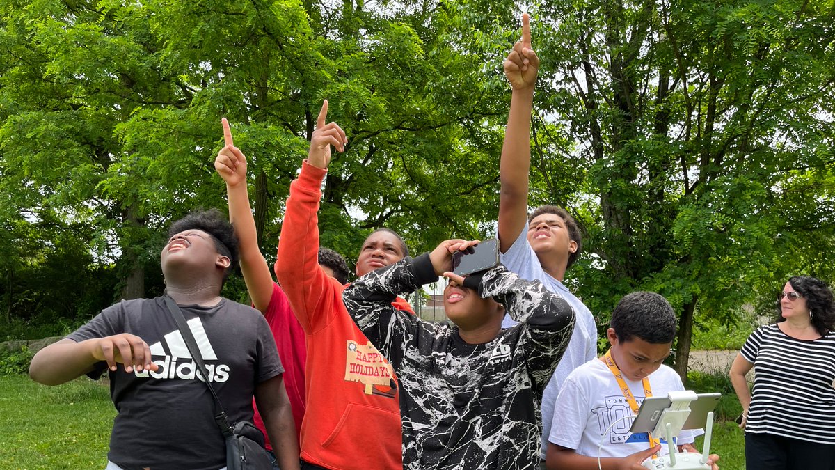 Today we launched from <a href="/YonkersMHS/">Yonkers Middle High School</a> #DronesInTheClassroom <a href="/YonkersSchools/">Yonkers Public Schools</a>