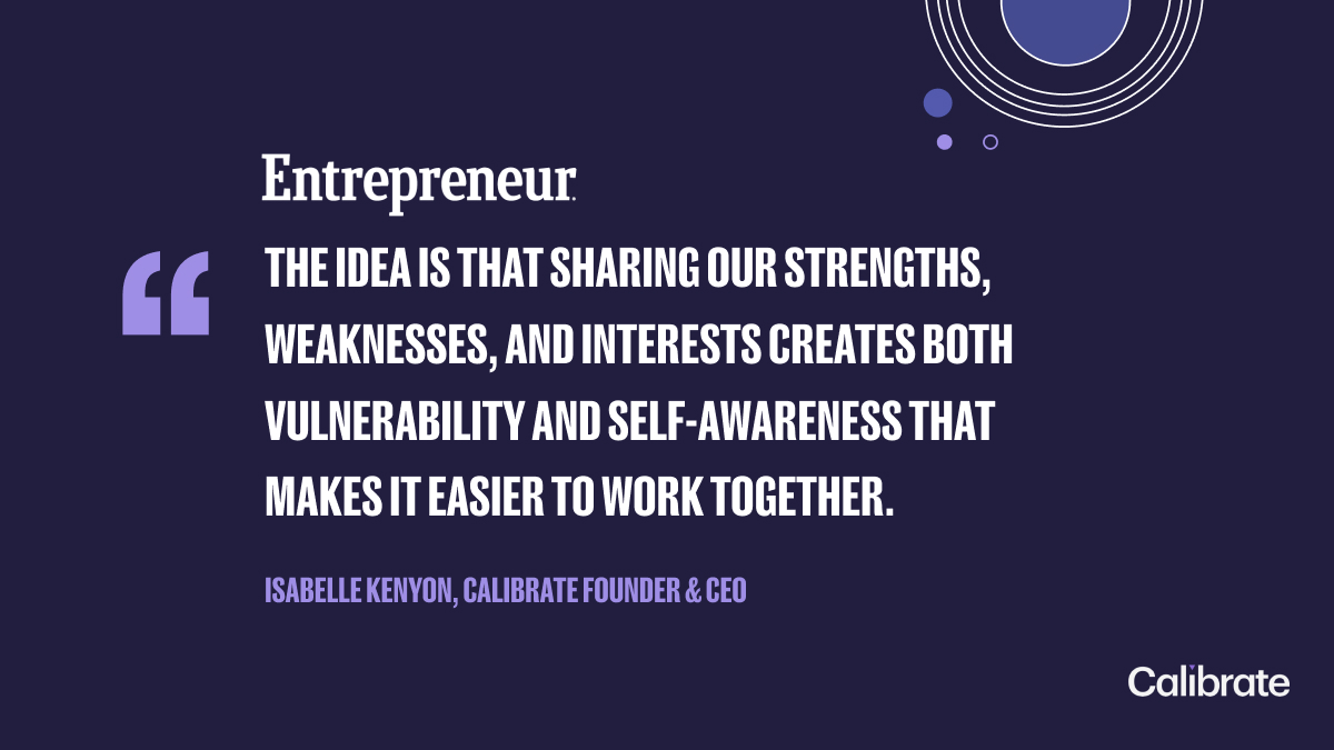 Calibrate runs on an Operating System (O/S) that creates a shared consciousness for the way we work. Part of this includes having everyone on the team develop a “User Manual”, giving the rest of the #team insight into how they can #work best together. itkenyon.medium.com/the-time-for-c…