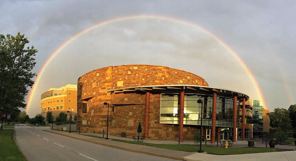 USIedu's tweet photo. Happy Pride Month, Screagles! 🌈 Make sure to give @USI_LGBTQIA a follow for resources available on and off campus. #ScreaglePride https://t.co/5TyDa2zIQU