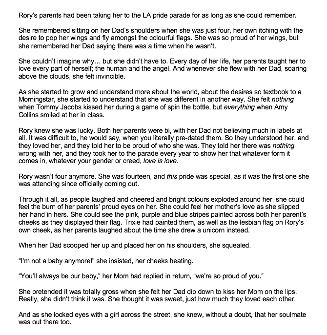 150. AU Rory, Chloe &amp; Lucifer attend a special pride parade 🏳️‍🌈💕