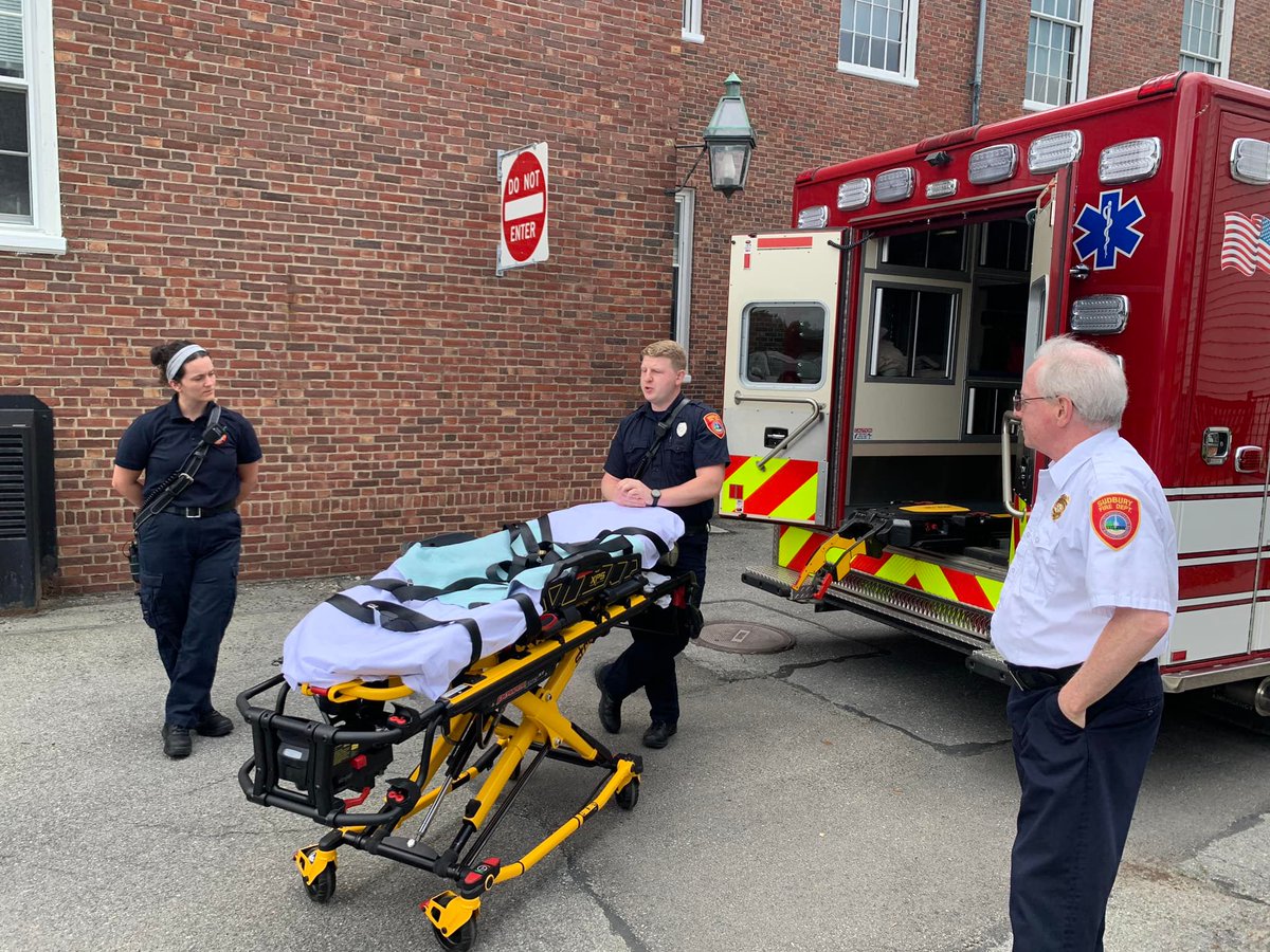 Thank you to <a href="/Sudbury_Fire/">Sudbury Fire Dept.</a> for visiting the Foundation and showing us your new power stretcher funded by a grant through our Sudbury Grant Program.