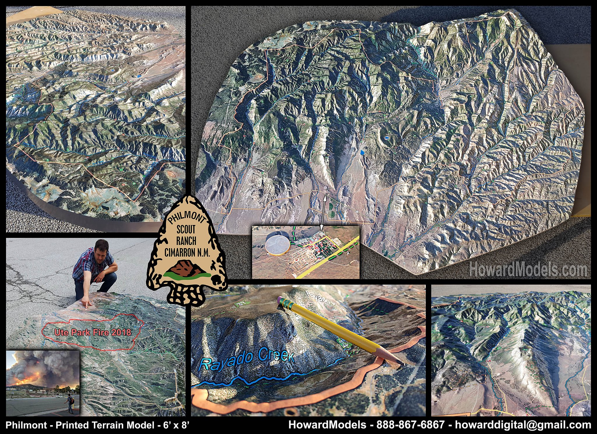 Ed Howard on Twitter "Fabricated this 6'x8' printed terrain model of Philmont Scout Ranch pre
