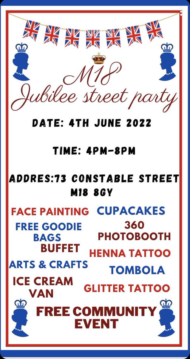 Thanks again to Cllrs, volunteers &amp; <a href="/DebdaleNature/">Debdale Nature Centre</a>. Info of the #Jubilee event attached.
<a href="/britishlegion/">British Legion</a>
<a href="/CllrJulieReid/">Julie Reid</a> <a href="/JohnHughes55/">John Hughes</a> 
<a href="/MSVHousing/">MSVHousing</a> <a href="/GMPGorton/">Gorton Police (GMP)</a> <a href="/OneMcr/">One Manchester</a> <a href="/JigsawHG/">Jigsaw Homes Group</a> @Arconhousing 
We are looking to set up a Friends group to look after the garden, msg to find out more.