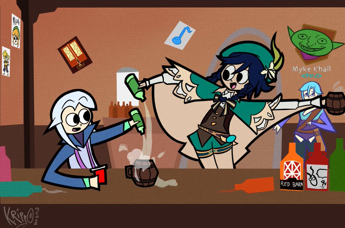 TetrisDS's tweet photo. A special guest at the Tavern @napcyan https://t.co/oL9qveAWeE