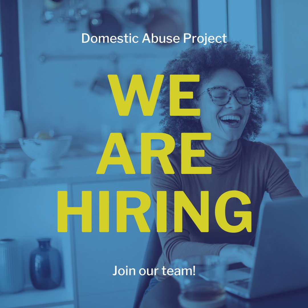 mn_dap's tweet image. Join our team!
DAP is hiring on our Advocacy, Youth Therapy, Victim Survivor Therapy and Intervention & Prevention Therapy Teams! We would love to work with you!
If you wish to apply, please email employment@mndap.org. Full job descriptions lnkd.in/eK378pHW.
#hiring