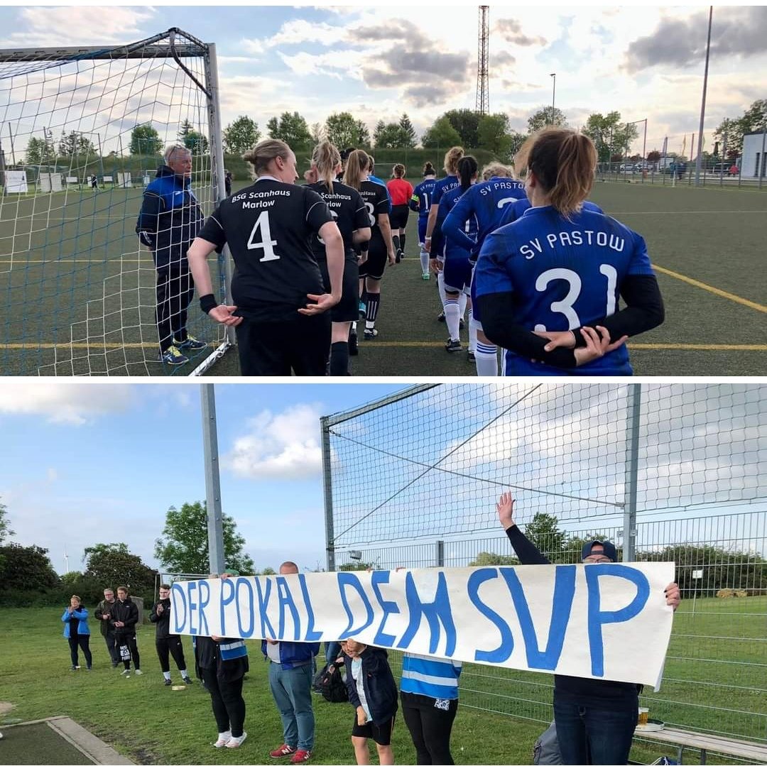 Kreispokal Warnow Frauen 2021/22 “ Stadtwerke Rostock Cup “ Halbfinale 
SV Pastow Frauen - BSG ScanHaus Marlow. Welch ein Spiel! Am Ende war aller Einsatz vergebens, wir gratulieren den Mädels der BSG zum Einzug ins Finale mit dem heutigen 1:2 Erfolg.