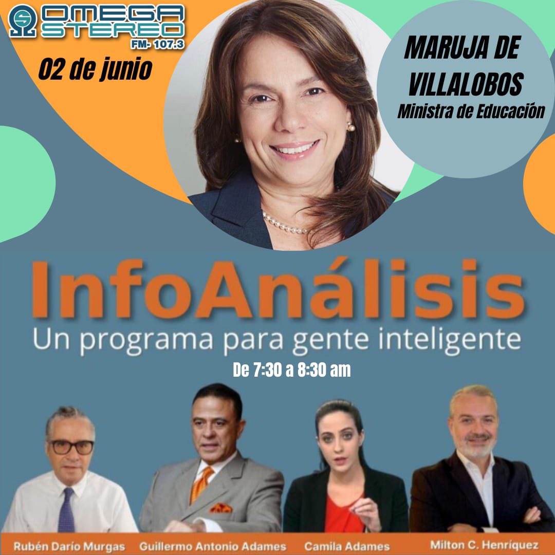 InfoanalisisOS's tweet photo. Si te perdiste @InfoanalisisOS de hoy con la Ministra de Educación @MarujaGordaydeV lo puedes ver ingresando aquí: https://t.co/4087LHBtW0 https://t.co/PWF2hVeQ9s