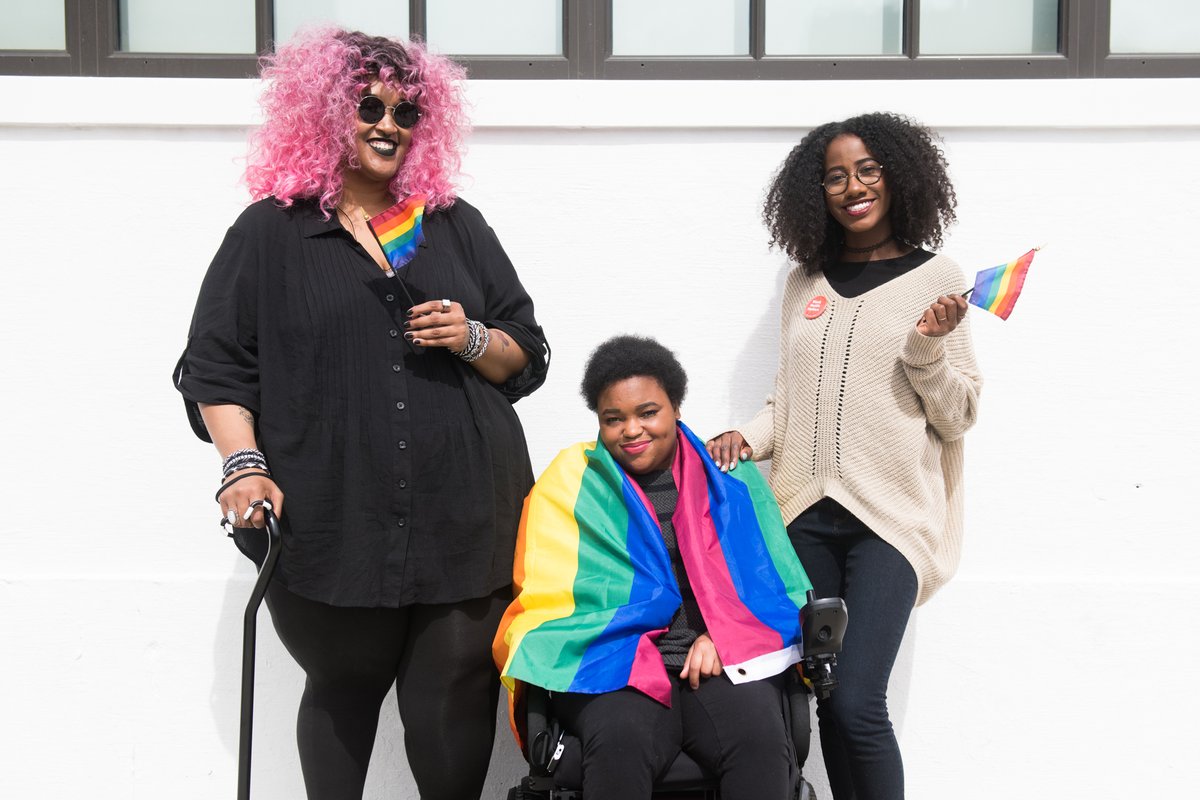 June is a time to celebrate progress and reaffirm our dedication toward improving access, equity, and inclusion for people with disabilities who are also members of the LGBTQIA+ community. Happy #Pride! #PrideMonth