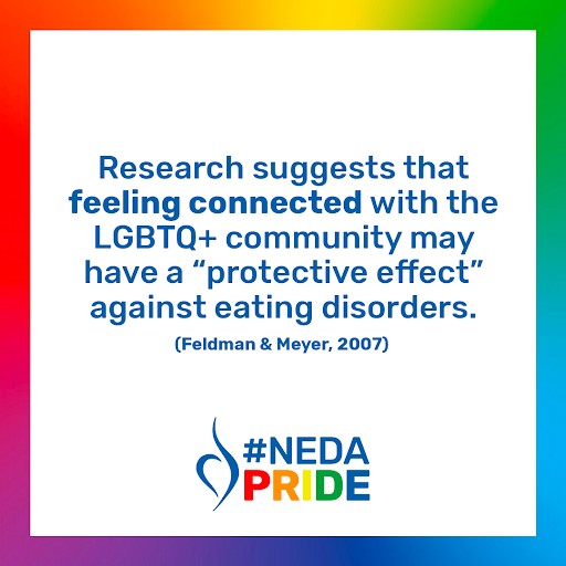 NEDAstaff's tweet photo. In honor of World Eating Disorders Action Day and Pride Month, we would like to remind you that the #NEDA community is always here with open arms for those struggling with eating disorders in the LGBTQ+ community.
#nedapride #neda #pridemonth #worldeatingdisorderday https://t.co/Oh4aXTThZa