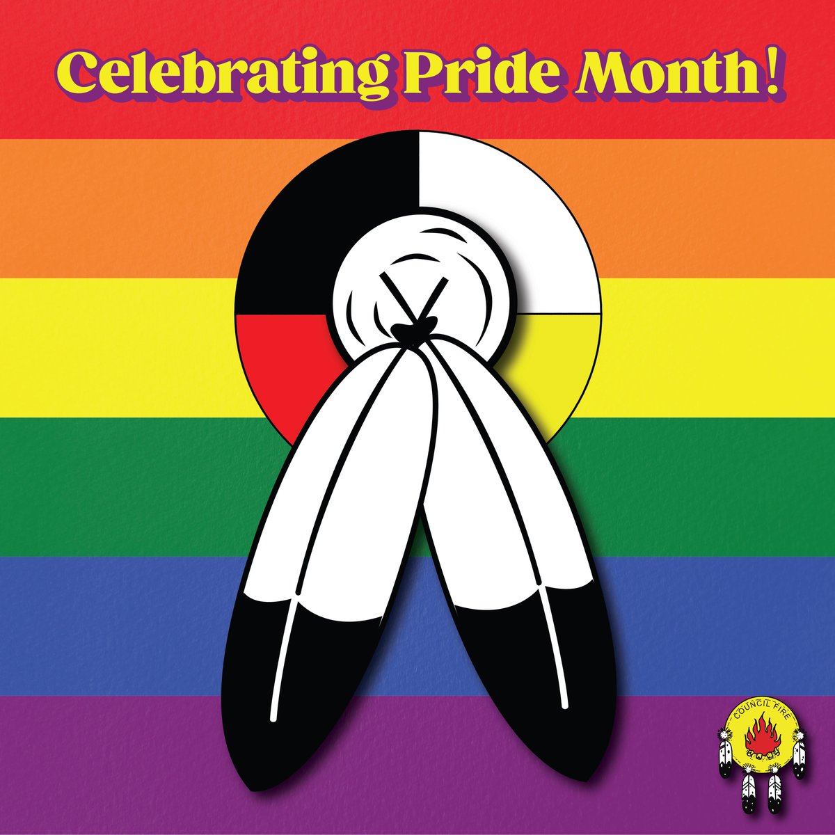 TOCouncilFire's tweet photo. 🪶 It's Pride Month! 🏳️🌈 🏳️⚧️
Toronto Council Fire extends warmth & love to all of our community members who identify as being a part of the LGBTQ2+ community, and all allies!
We see you, we appreciate you, you are loved. ❤️ 🧡 💛 💚 💙 💜 🖤
#pride #2spirit #revillagizing https://t.co/mDLCDXh4ww