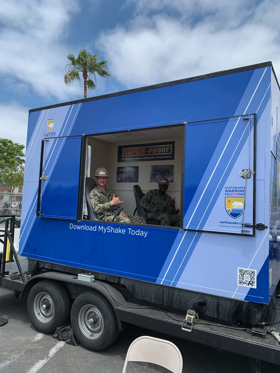 QuakeCottage's tweet photo. Safe-T-Proof rocks LA Fleet week! 
The Safe-T-Proof mobile earthquake simulator is a big hit at LA's annual Fleet Week celebration. https://t.co/0HZ2QNVnMb