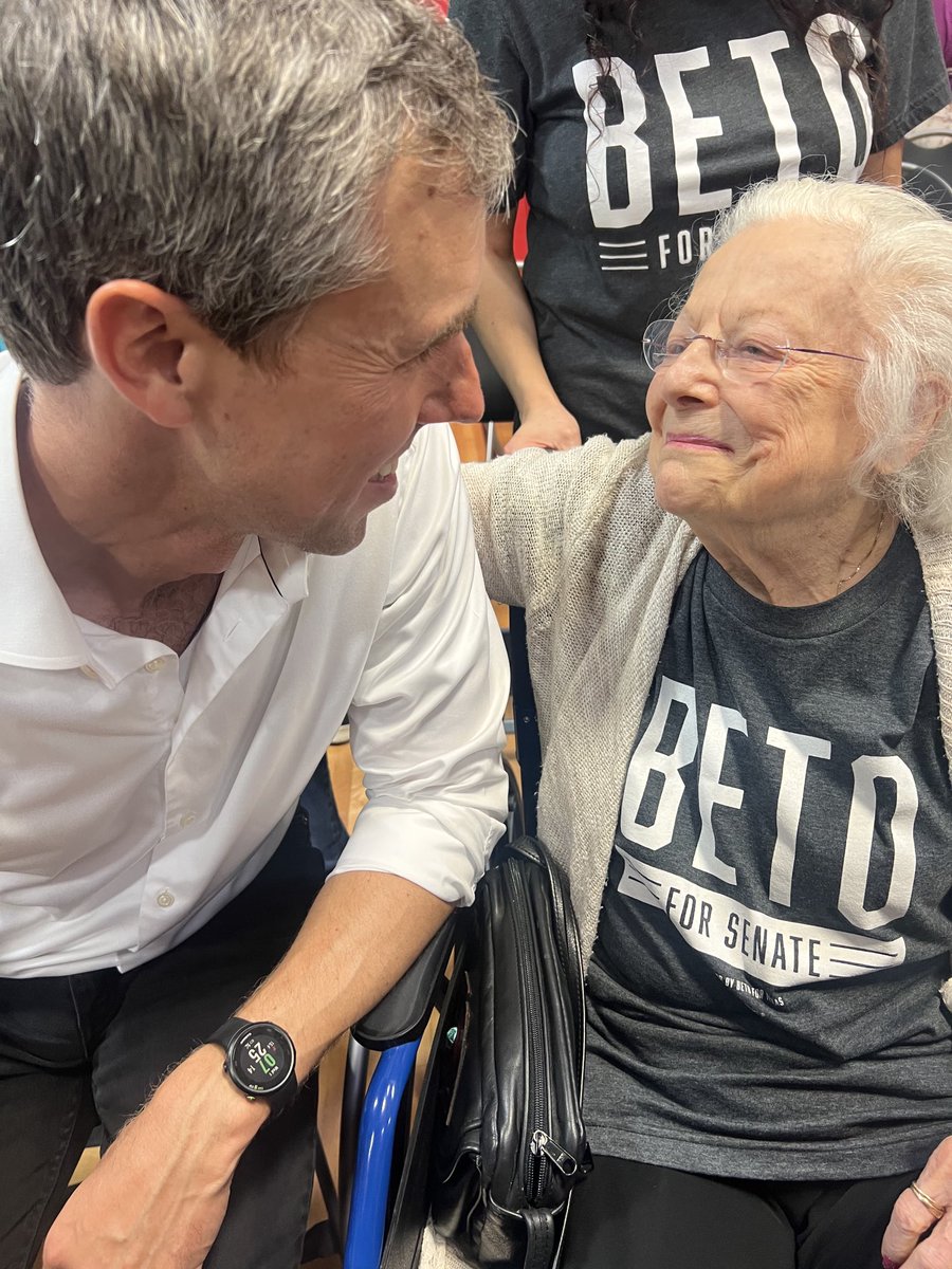 ccano1971's tweet photo. Sandra- 96 years old……came out to our Dallas town hall! https://t.co/nH3TLgxiKw