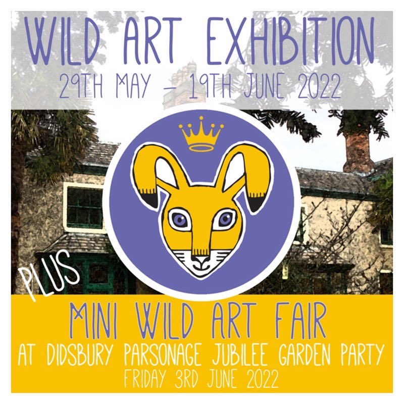 It’s the Wild Art Fair tomorrow!!!
Also… the Wild Art Exhibition, Didsbury Parsonage’s Garden Party, live music, plant sale, children’s activities… free entry! See you there x #didsbury #JubileeWeekend #art