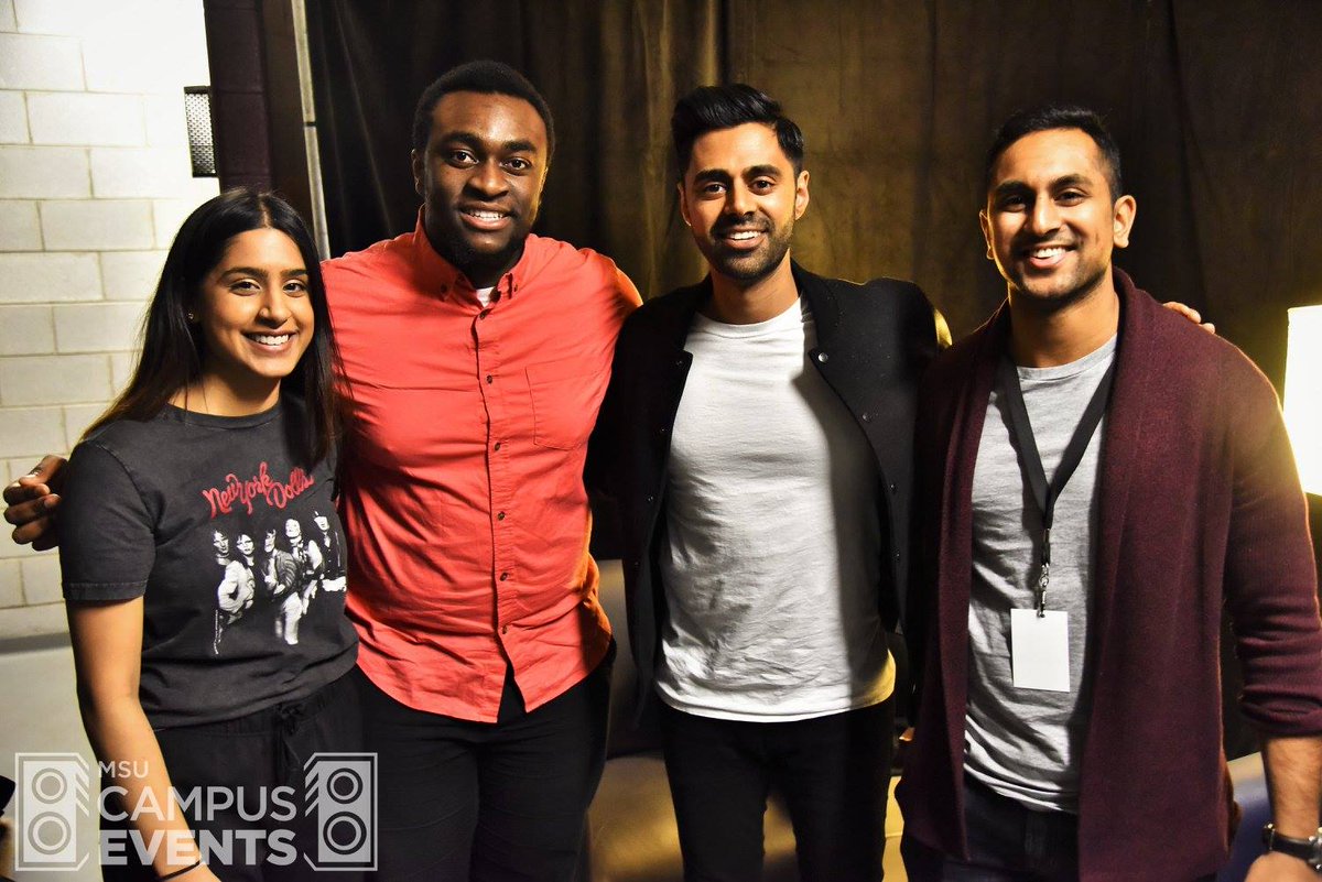 msucampusevents's tweet photo. Here's a #ThrowbackThursday memory from our Life After Mac series where we had Hasan Minhaj come in and speak to our students!
Share some other McMaster alumni you may know! https://t.co/qoy6OM3JDA