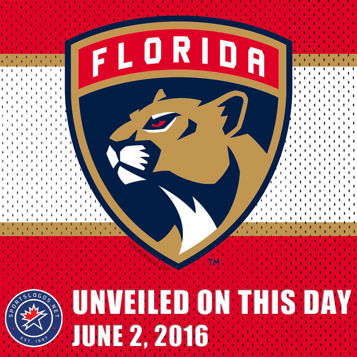 Happy Birthday to the Florida Panthers shield logo, unveiled six years ago tonight at a season ticket holder event. https://t.co/7E0rJkLsq7