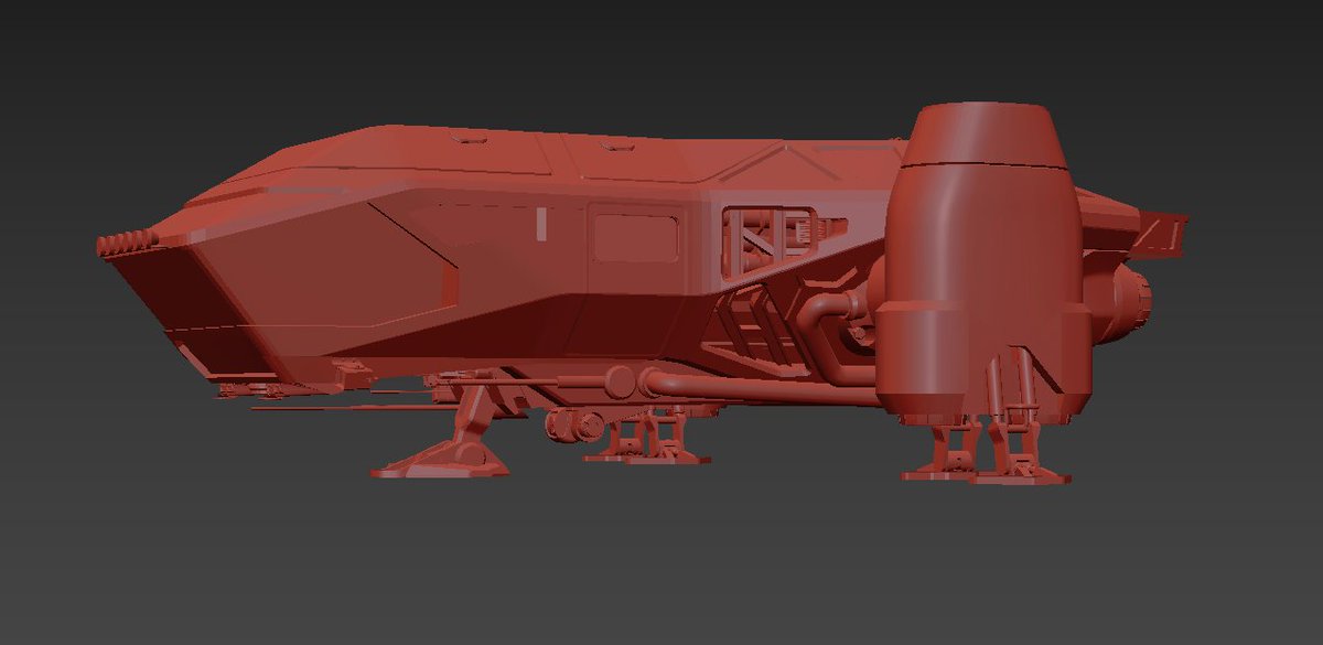 LightyearsGame's tweet image. An early look at Sam's spaceship, which will serve him and Monty as a home base. Some early interior shots coming up this Saturday. Shout out to our new hard surface artist for coming up with the design! artstation.com/vattalusassets
