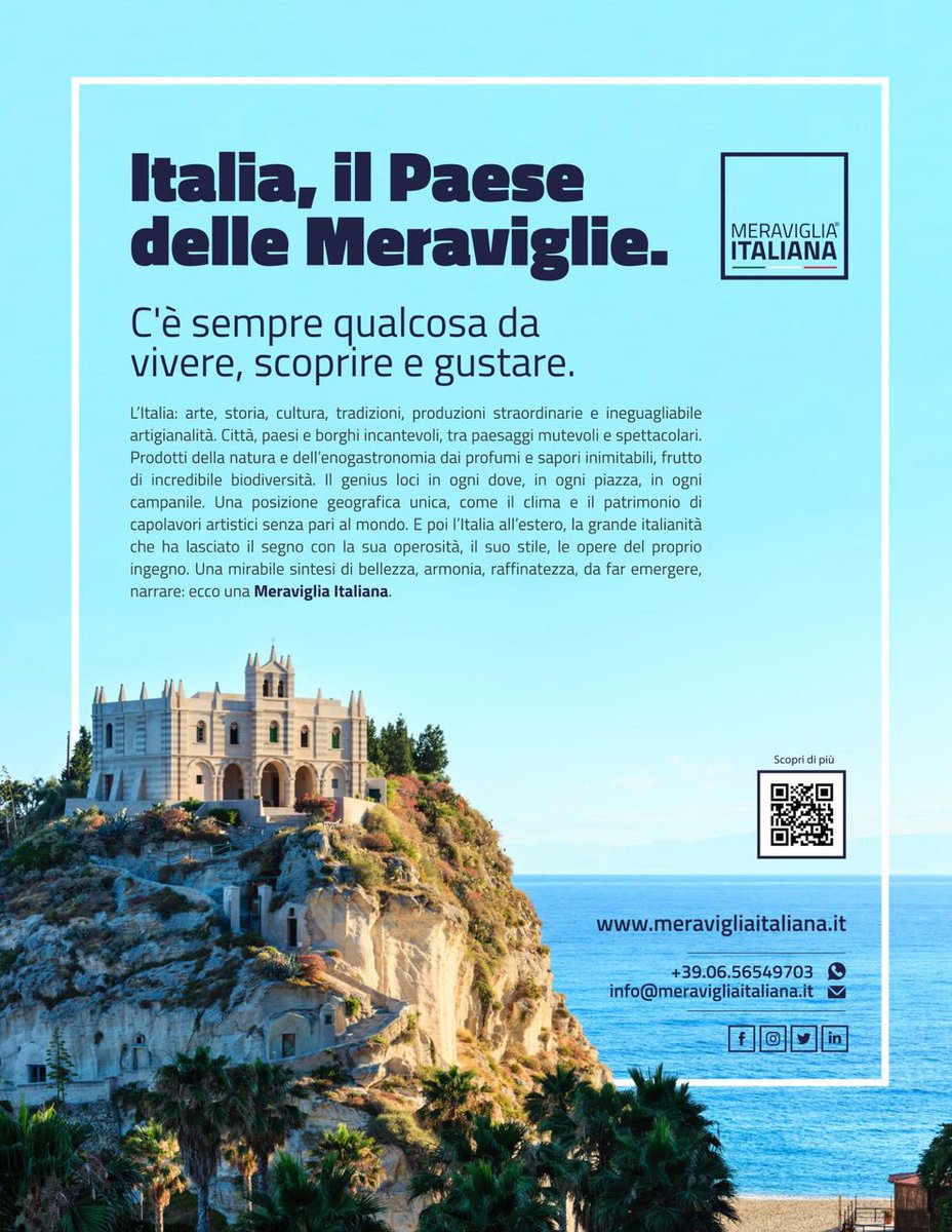 L’Italia è veramente il Paese delle Meraviglie! 🇮🇹 <a href="/MeravigliaITA/">Meraviglia Italiana 🇮🇹</a> 📍Qui tutte le novità 👉🏼 meravigliaitaliana.it/2giugno2022/