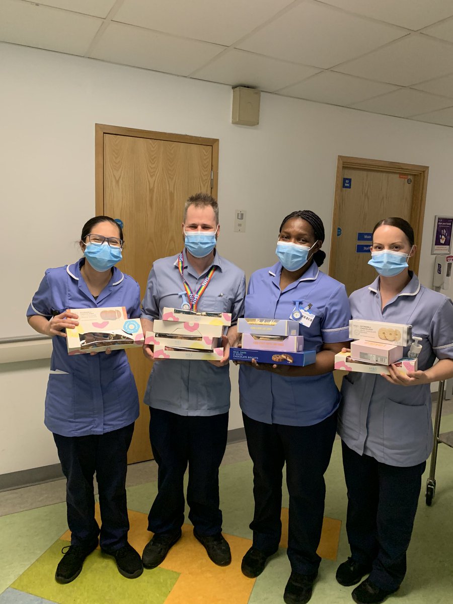 Lovely gift from a patient today!!
#Jubilee #spoilt #nurses #uhs